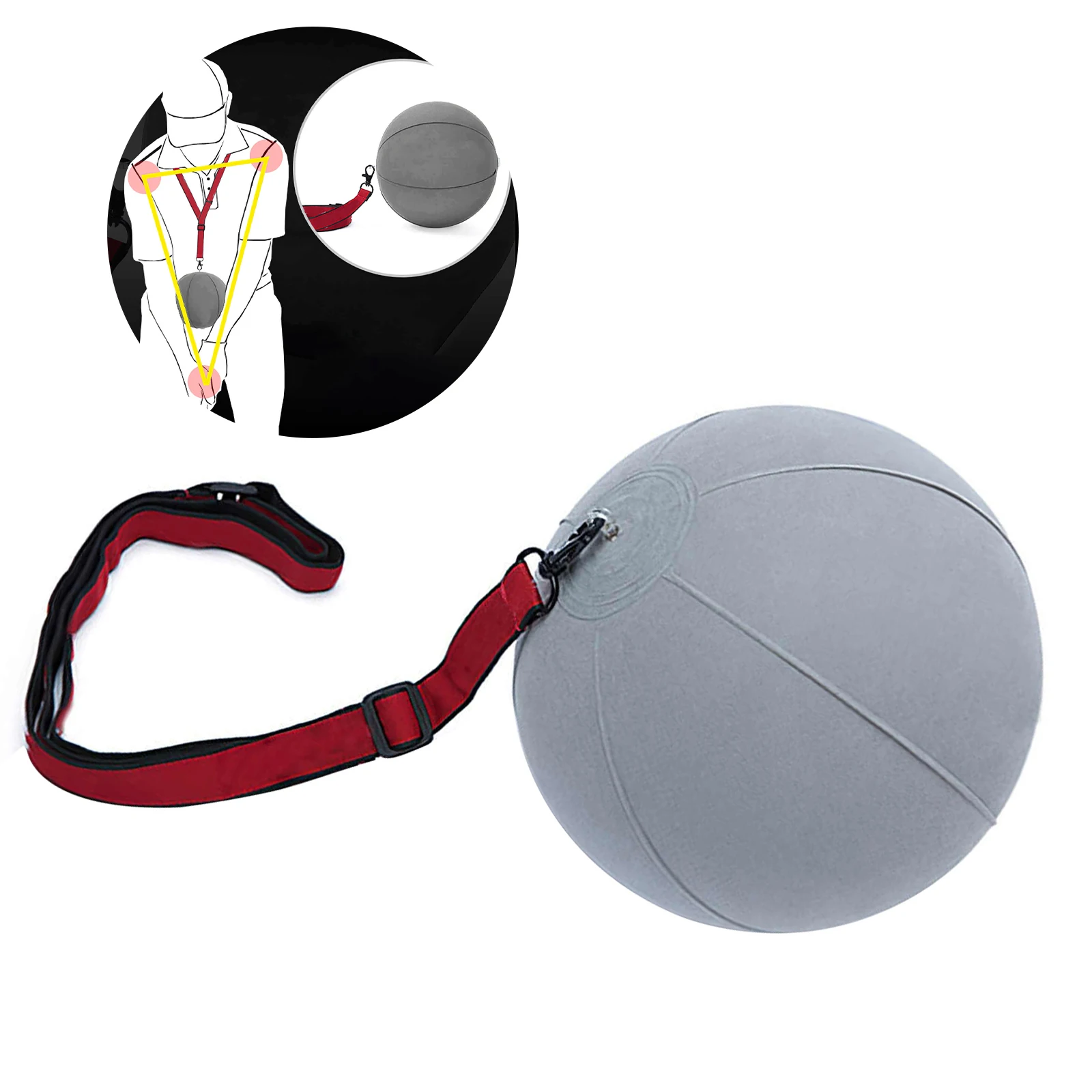 

1Set Golf Swing Trainer Smart Ball With Inflatable Assist Posture Correction Training For Golf Beginner Golf Training Aids