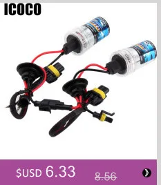 ICOCO светодиодный 12V H4 Автомобильные фары 60 Вт 6000LM H1 H3 H7 H8/H9/H11, 9003/HB3/HB4 светодиодный комплект Headbulbs сов монолитный блок светодиодов фары