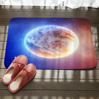 cosmic outer space stars starry sky felt rubber bath mats carpet rug doormat living room non slip kitchen 3d floor mat