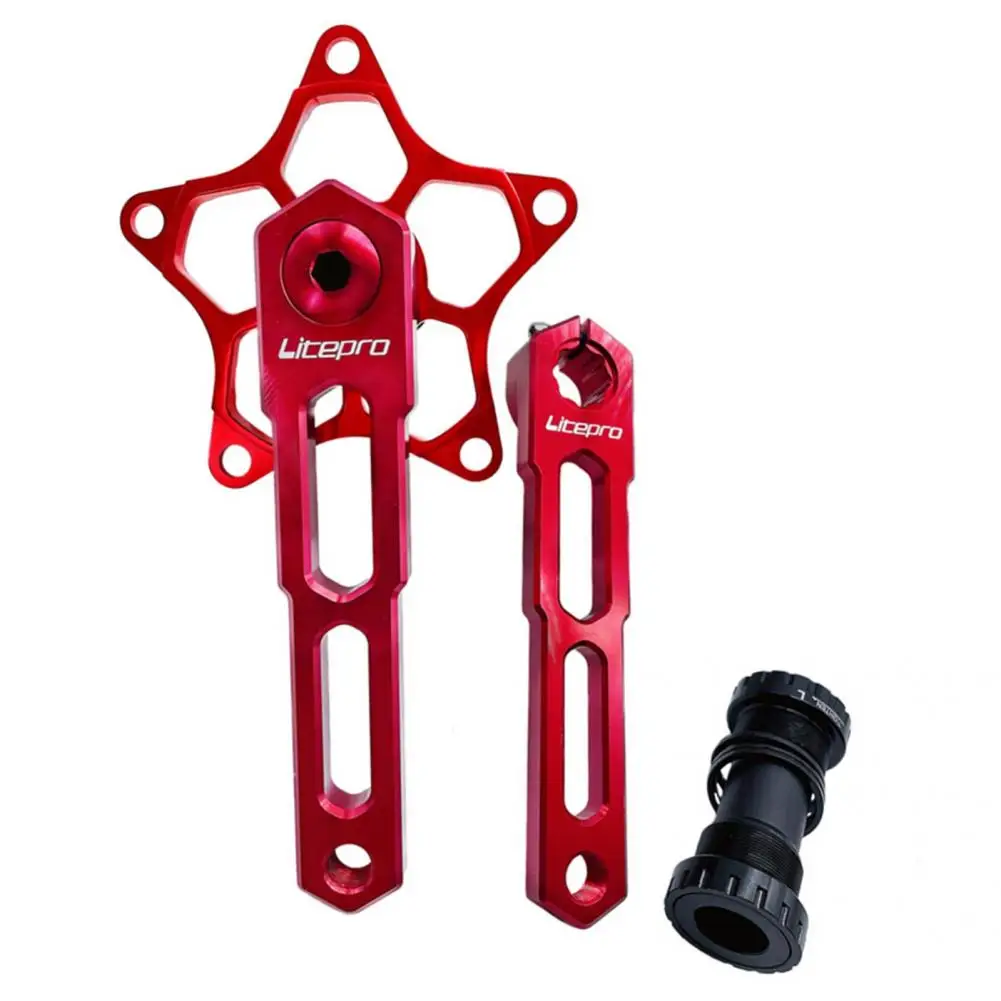 

Bicycle Crank Universal Left Right Folding Bicycle Hollow Stars Crank High Hardness Five Claw Crank