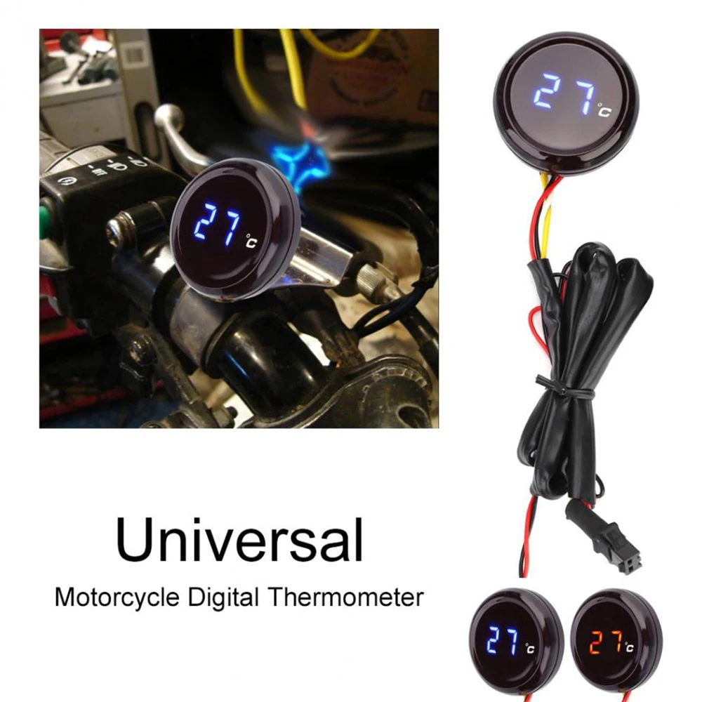 Измеритель температуры воды для мотоцикла ультратонкий измеритель с датчиком