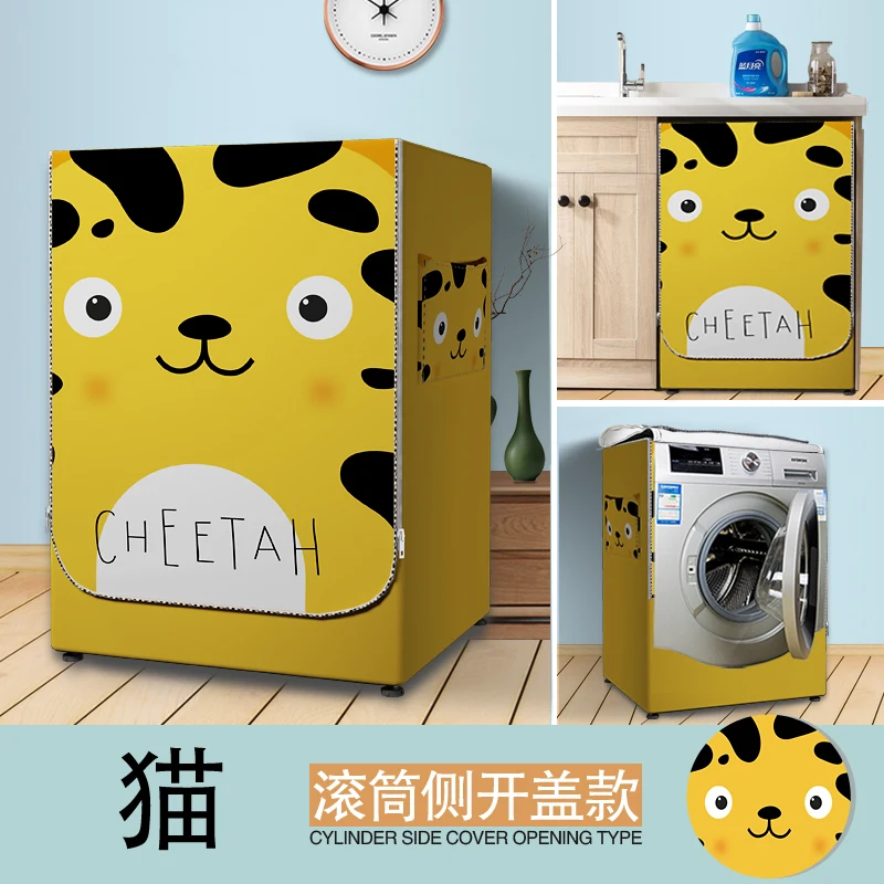 thicken fabric washing machine cover sunscreen waterproof case home laundry dryer roller dustproof household goods free global shipping