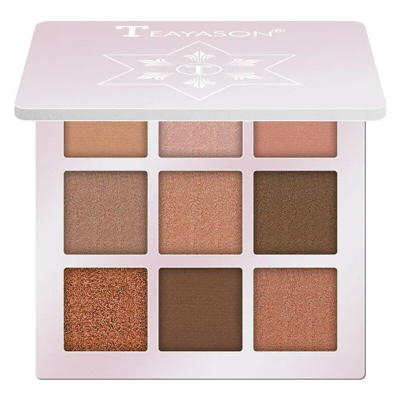 10 цветов мерцающие блестящие тени для век Палитра матовая пудра Макияж пигментов