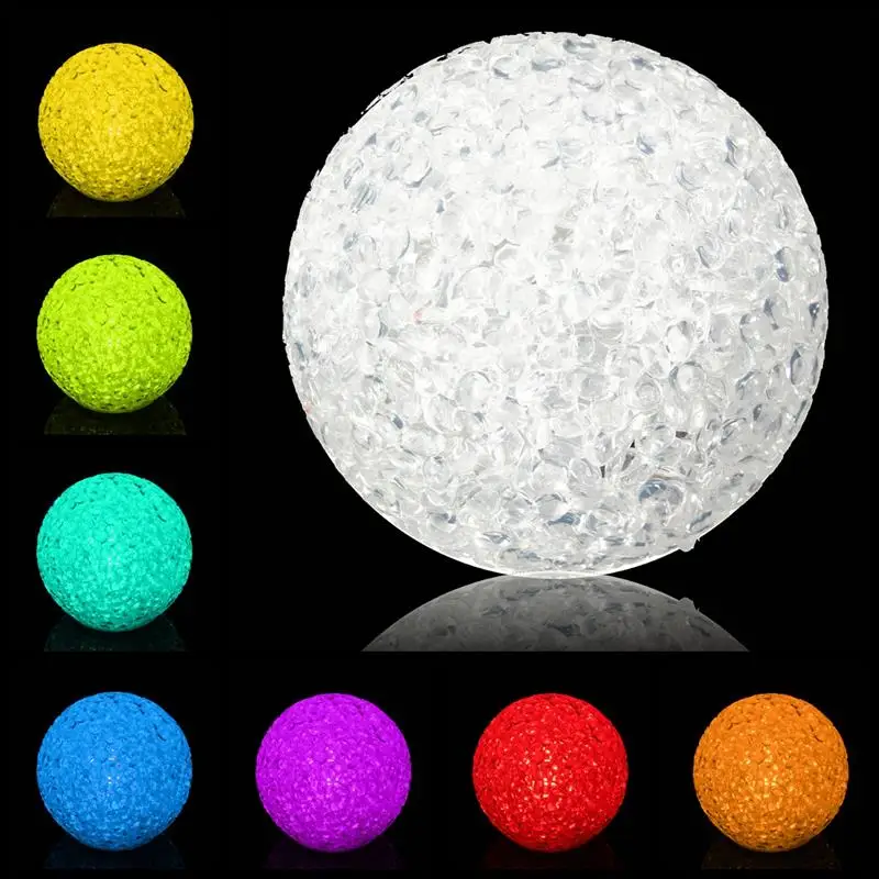 

7 Colors Changing Crystal Ball LED Night Light Lamp Magic Battery Lamp For Home decoration Gift Room Home Wedding Decor