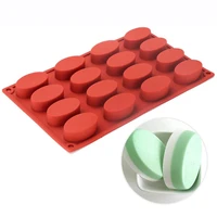 oval silicone cake chocolate cookies baking mould soap muffin cupcake mould tray