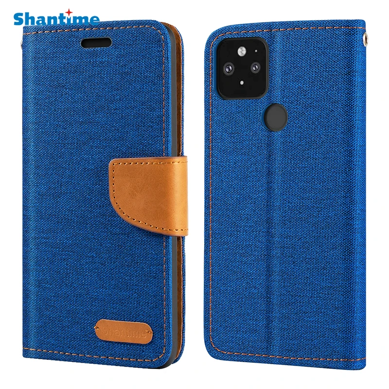 

Чехол-кошелек из кожи Оксфорд для Google Pixel 5 с мягкой задней крышкой из ТПУ, Магнитный чехол-книжка для Google Pixel 5