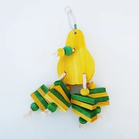 color bird chew toys pet toy chew swing cage toy parrot color wooden block pet bird supplies pet cage accessories