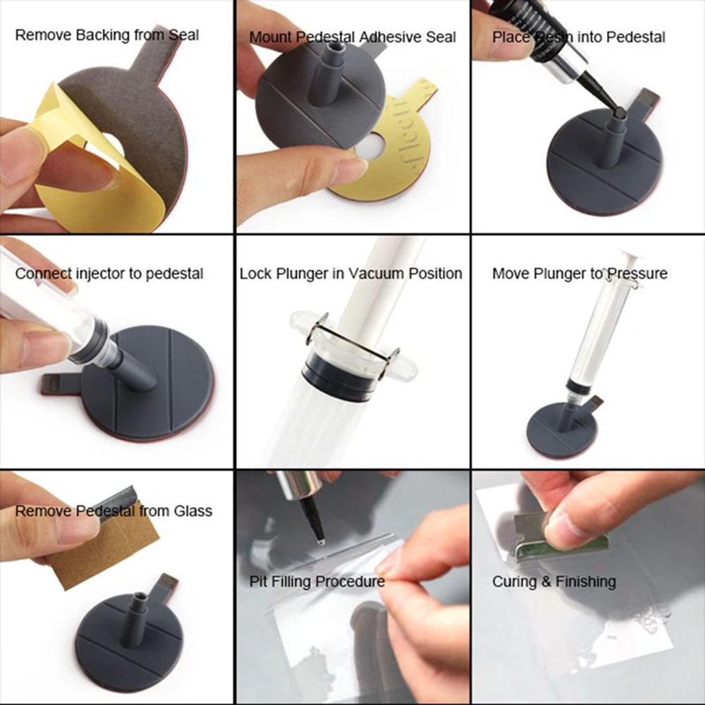 1 шт. лобовое стекло автомобиля Стекло Ремкомплект инструмент для чип трещины Star