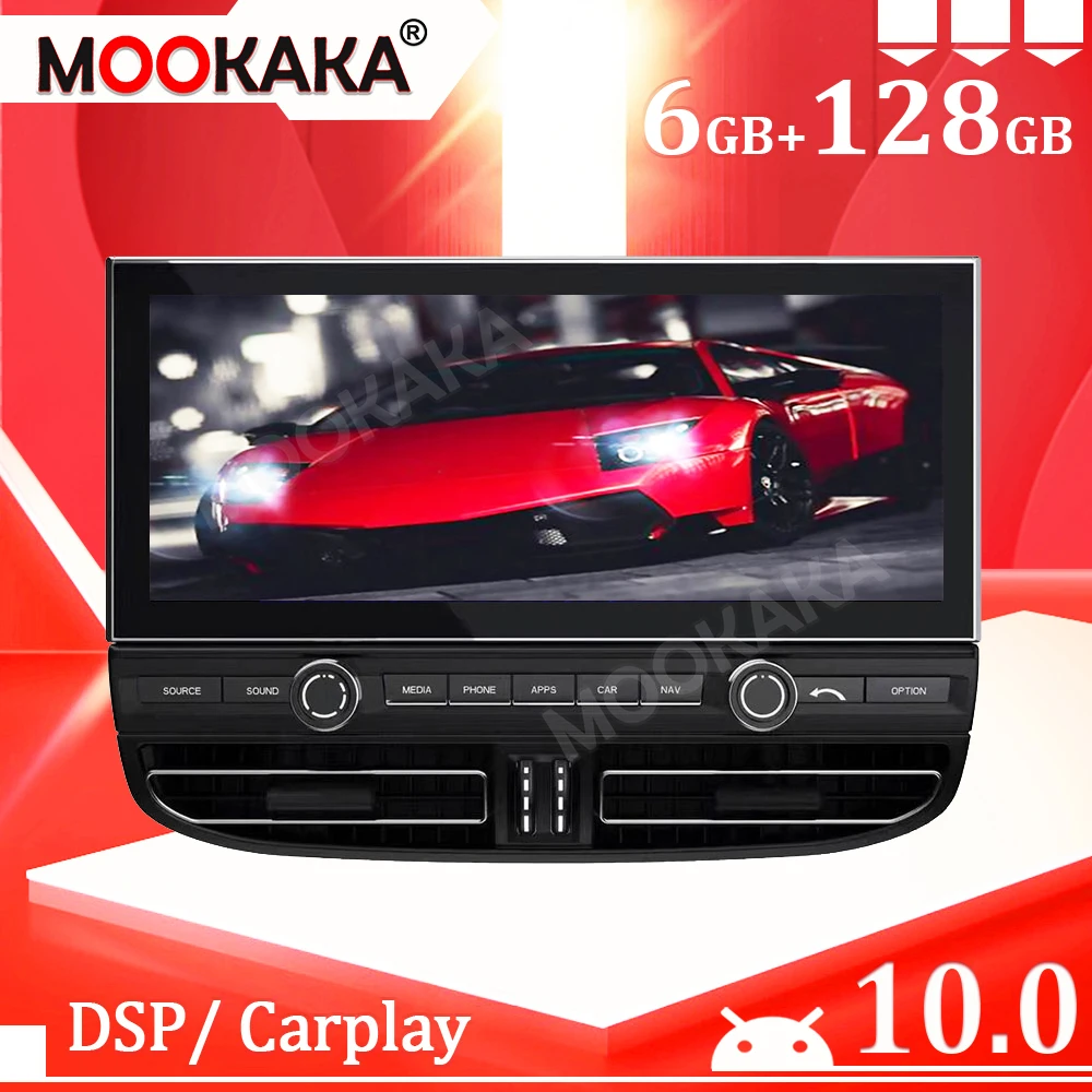 

For Porsche Cayenne 2010-2017 Android 10.0 6+128GB Car Multimedia Player GPS Navi Auto Radio Tape Recorder Head Unit DSP Carplay