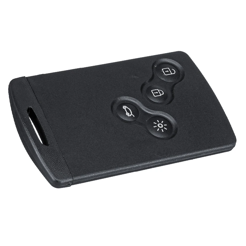 4 Button Smart Card Car Key Fob For Renault Koleos Clio Megane Scenic Laguna 433Mhz PCF7952 Chip Remote With Blade | Автомобили и