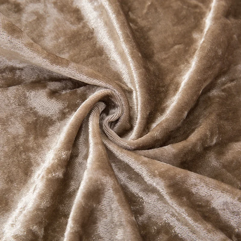 Блестящая бархатная ткань Супер мягкие дешевые чехлы на стулья Универсальные