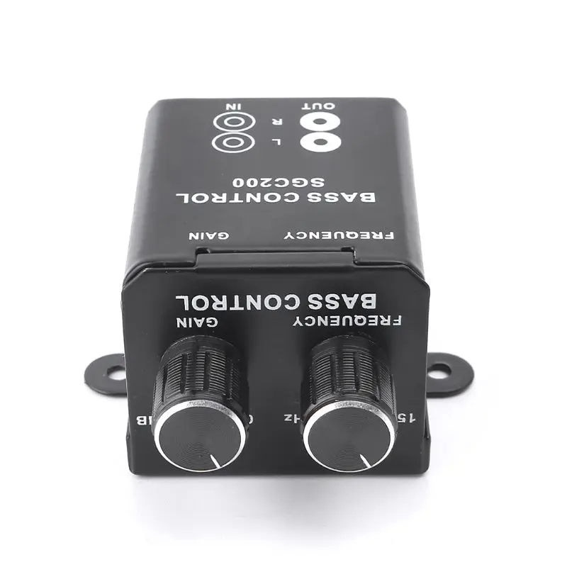 Car Regulator Amplifier Bass Subwoofer Stereo Equalizer Controller 4 RCA Q9QD