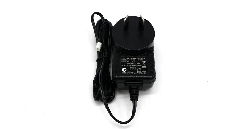 JeaTone DC 12V 1A домофон монитора адаптер питания 2 контактный разъем, Великобритания, США, ЕС, Австралия, систему P