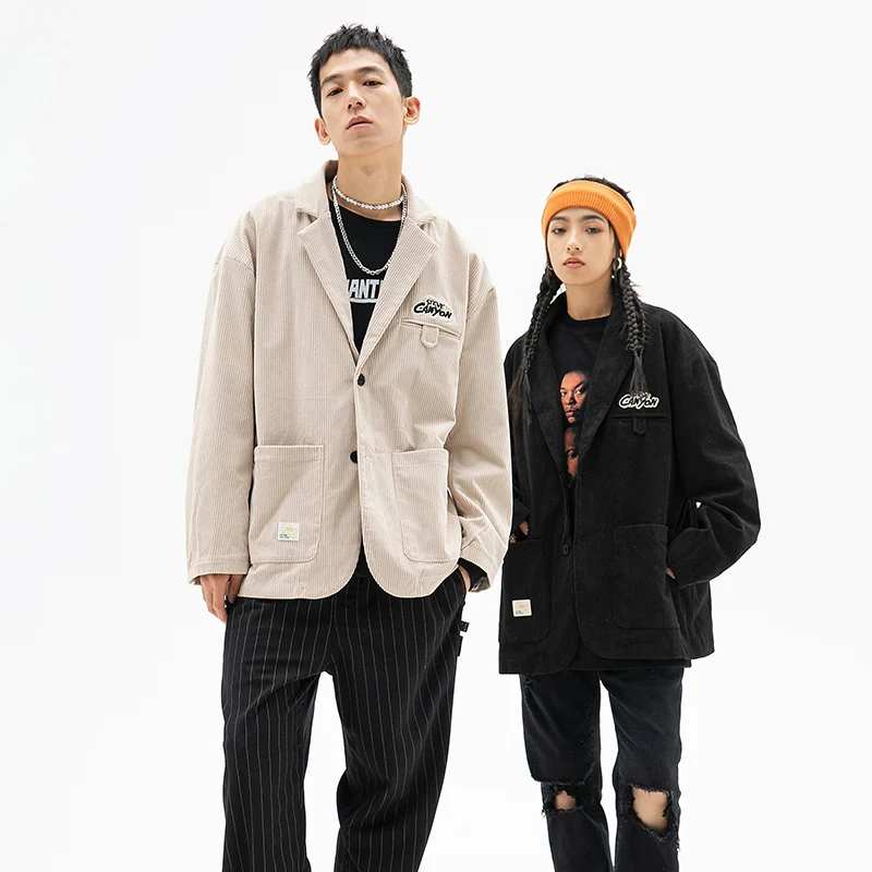 2021 Новый стиль Американский Ретро вельветовый вышитый японский костюм пальто с