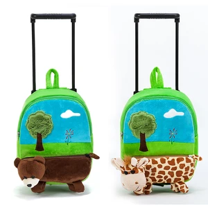 Детский рюкзак на колесиках, дорожная сумка на колесиках для мальчиков, школьный ранец на колесиках