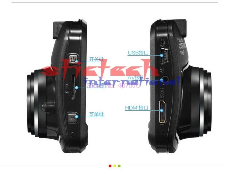 По dhl ИЛИ ems 10 шт. Новейшая автомобильная DVR камера GT300 видеокамера 1080P Full HD видео