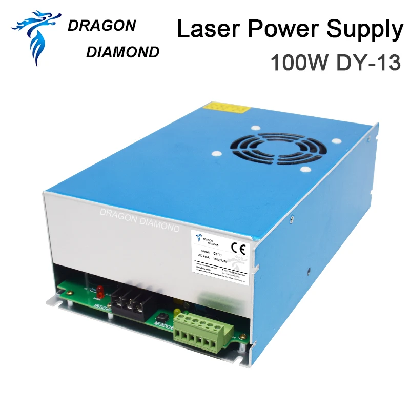 DRAGON DIAMOND DY13 лазерный источник питания 100 Вт для reci W2 co2 лазерная трубка для co2 лазерная гравировка машина для резки