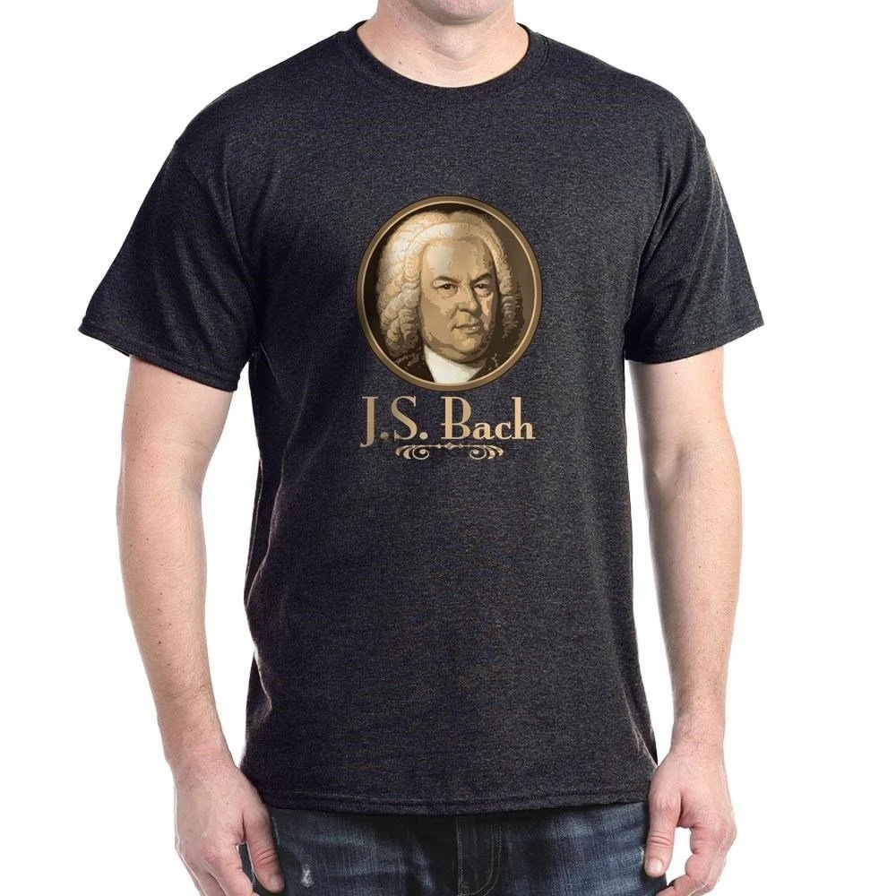 J.S. Футболка из 100% хлопка Bach Classic | Мужская одежда