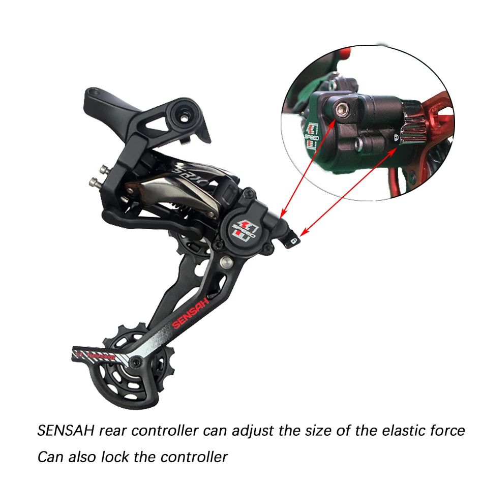 SENSAH SRX SHIMANO M6000 11 скоростей переключения Schaltwerke 46t кассетт/кеттенблат YBN X10 kette Groupset, PCR UBER