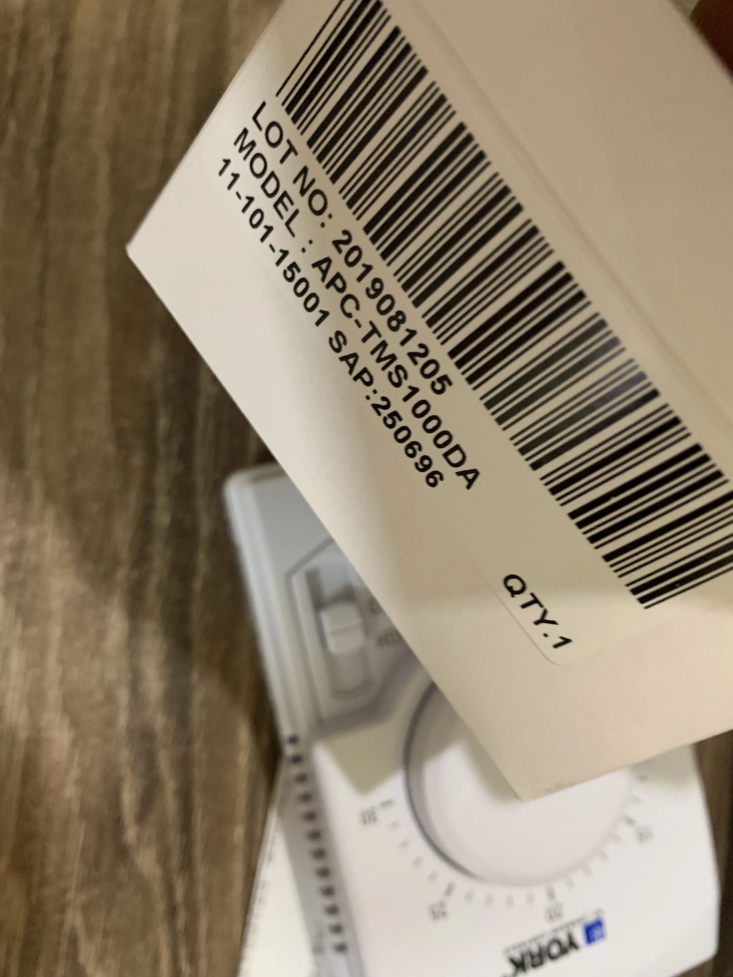 Воздушный дисковый термостат York механический фотомагнитный двухпозиционный