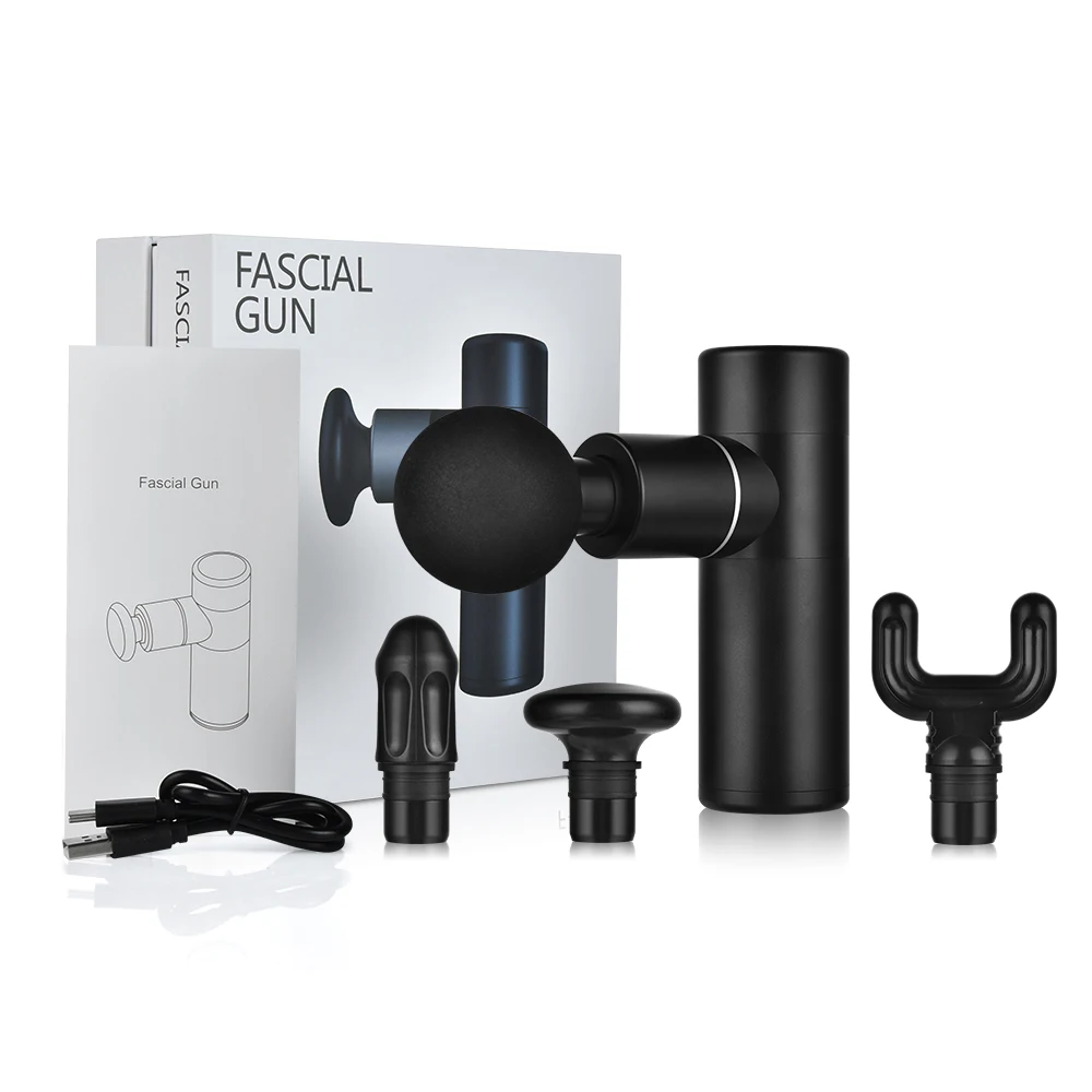 

Mini Massage Gun High Frequency 4 Gear Electric Body Massager Gun Muscle Deep Tissue Neck Muscle Relaxation Pain Relief