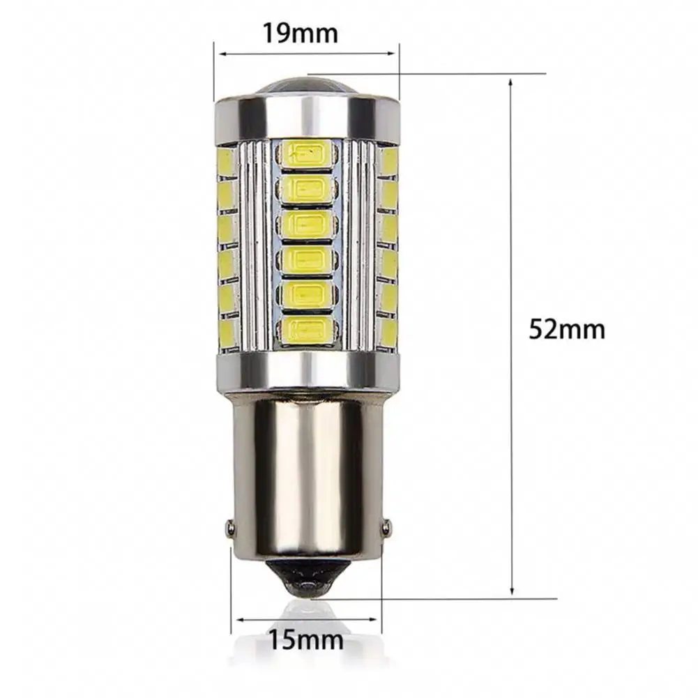 

1pcs 1156 Ba15s P21w 1157 P21w 33smd Bau15s Py21w Led Car Tail Bulb Brake Lights Reverse Lamp Daytime Running Signal Light