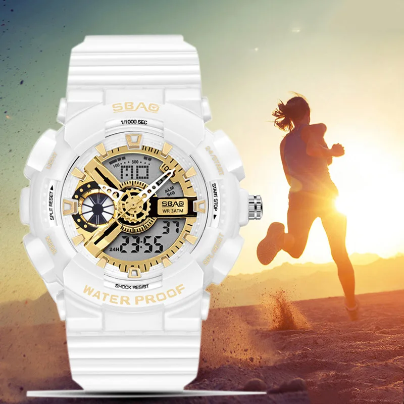 Reloj mujer модные светящиеся электронные женские и мужские часы с большим