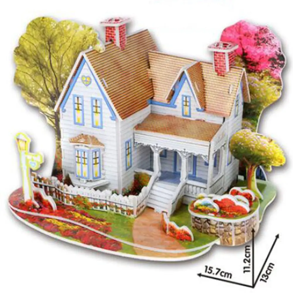 3D DIY головоломки настольные игры для детей детские игрушки строительные блоки