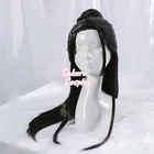 Аниме Chuan Shu Zi Jiu Zhinan Косплей Liu Mingyan Scum Villian самосберегающая система черные термостойкие волосы + бесплатная шапочка для парика