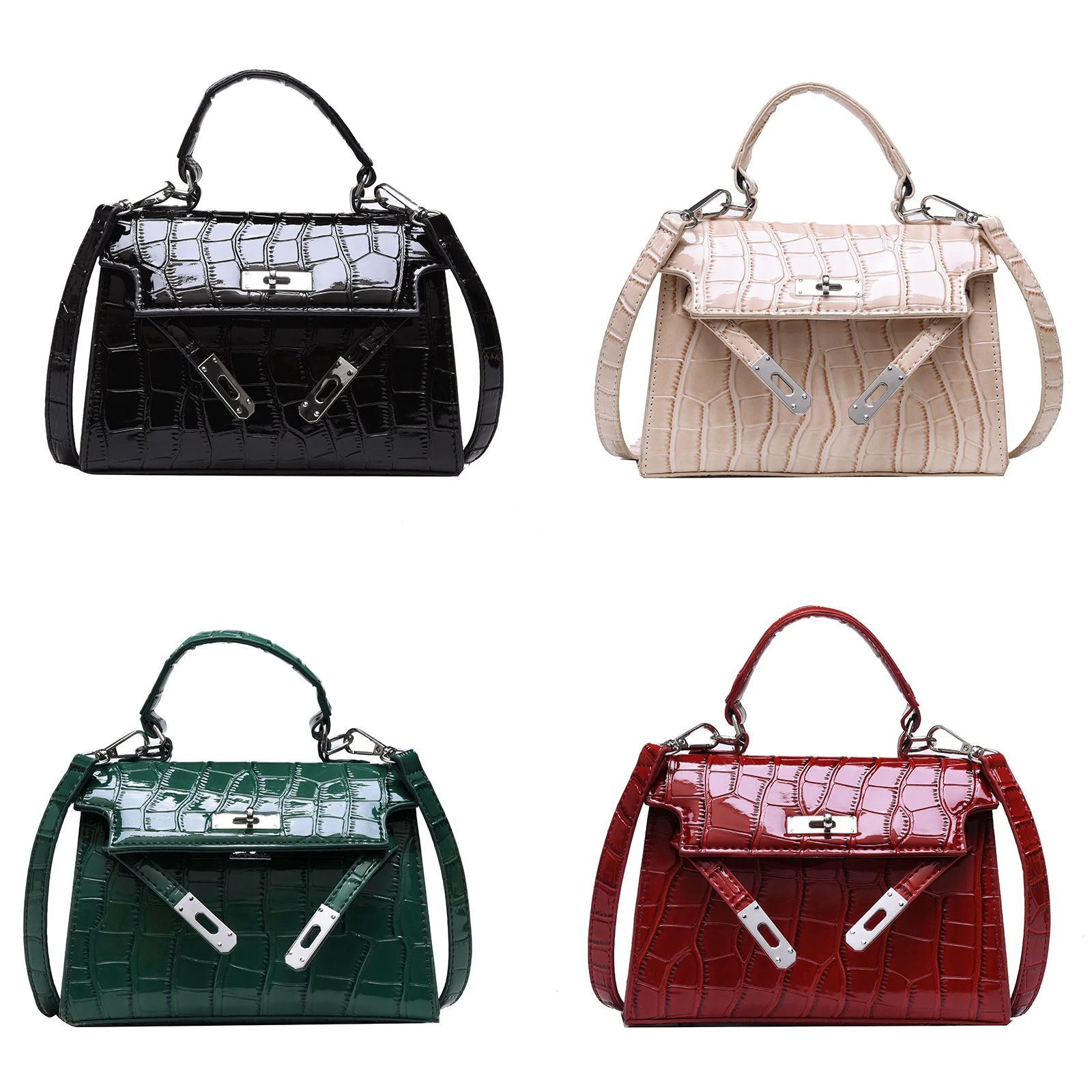 

Bags Women Shoulder Messenger Bag Korean Version Of The New Solid Color Fashion Classic All-Match High-Quality Handbag