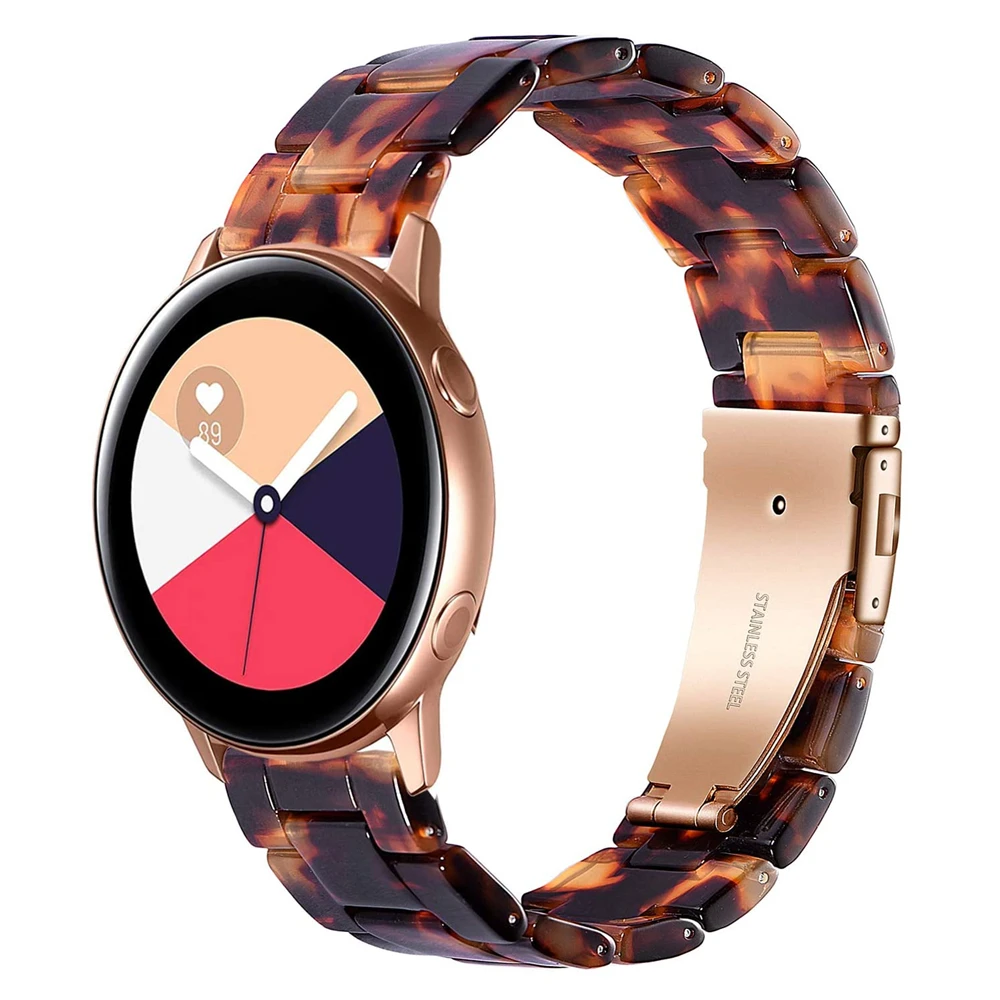 

20 мм 22 мм ремешок для haylou solar amazfit bip band для galaxy watch 46 мм samsung active 2 huawei watch gt 2e 2 correa ремень из смолы