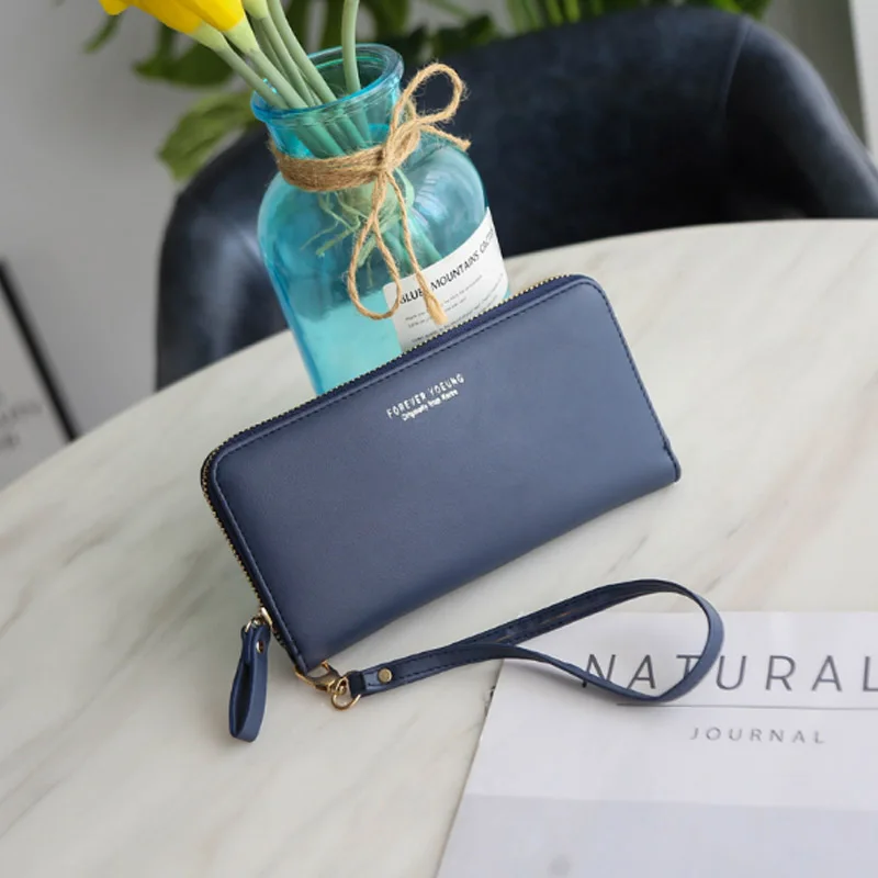 Wristband Women Long Clutch Wallet Large Capacity Wallets Female Purse Lady Purses Phone Pocket Card Holder Carteras