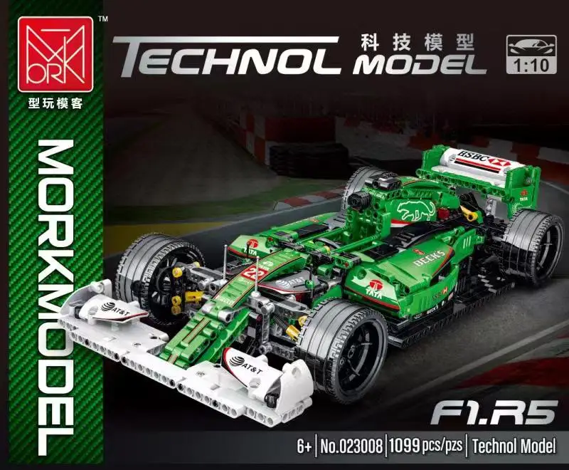 Высокотехнологичная серия F1 спортивный автомобиль строительные блоки 1152 шт.