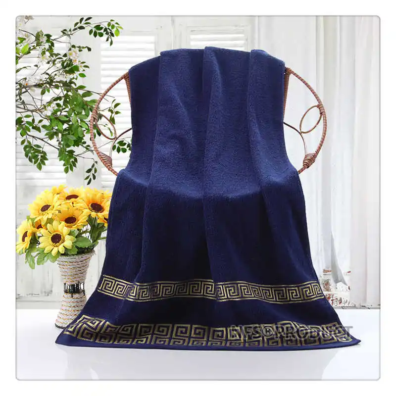 

100% Cotton Towel Set Bathroom Geometric Pattern Bath Towel For Adults Face Hand Towels Terry Washcloth Travel Sport Towel