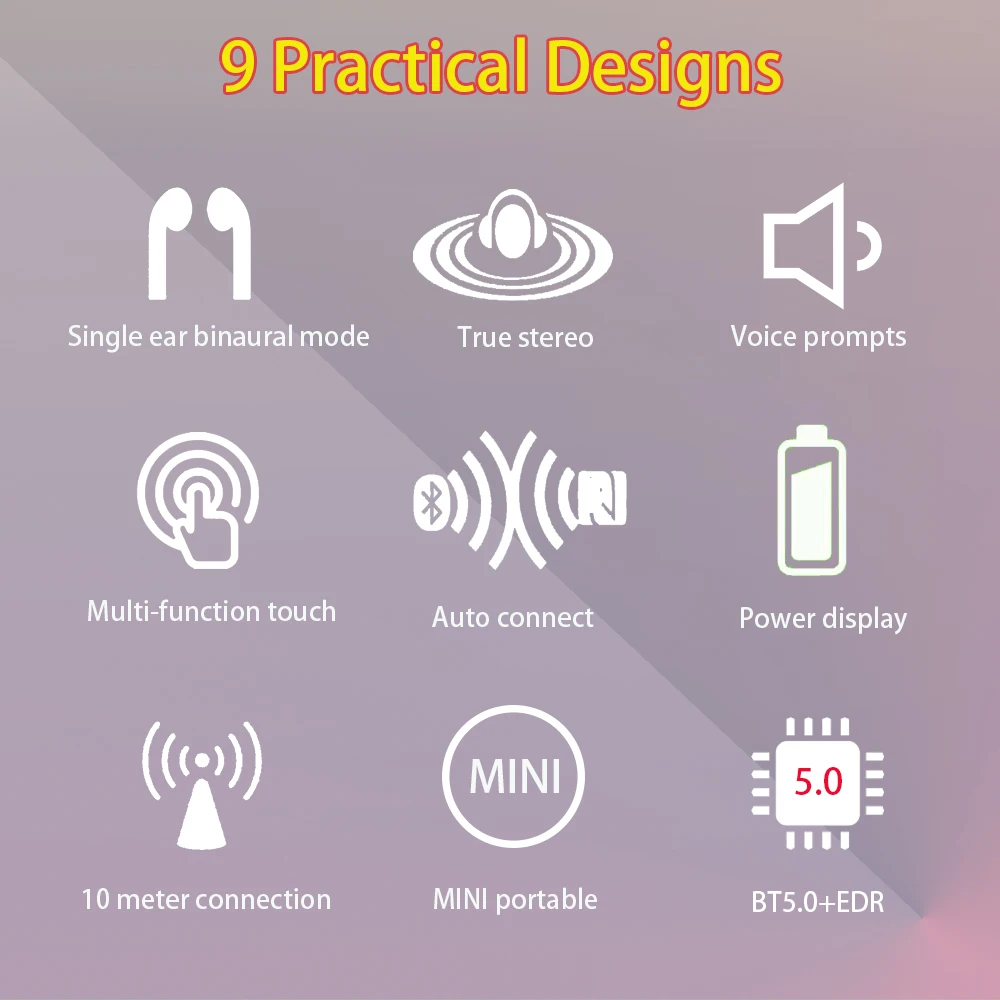 I18 tws Bluetooth гарнитура 5,0 беспроводные наушники бас стерео сенсорные наушники pk i10 i20 tws i30 i60 i80