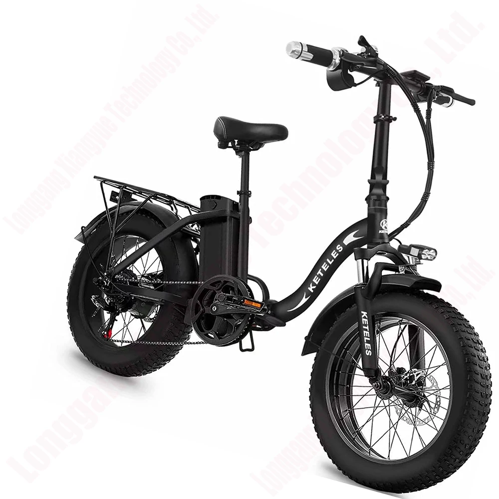 Модный складной Легковесный электрический велосипед с широкими шинами по