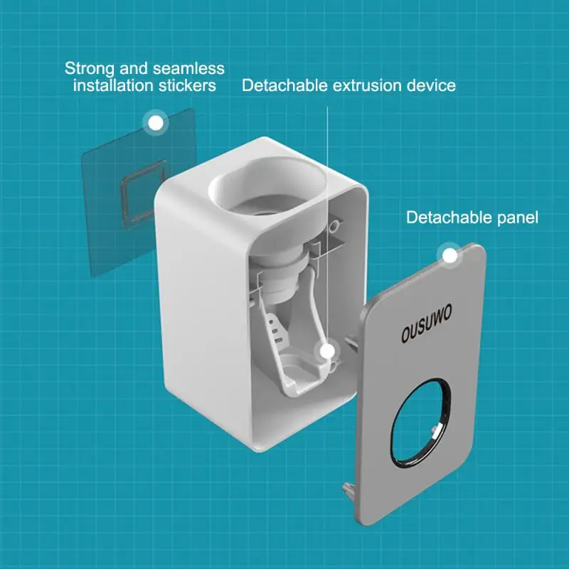 Аксессуары для ванной комнаты зеркальный диспенсер автоматического экструдера