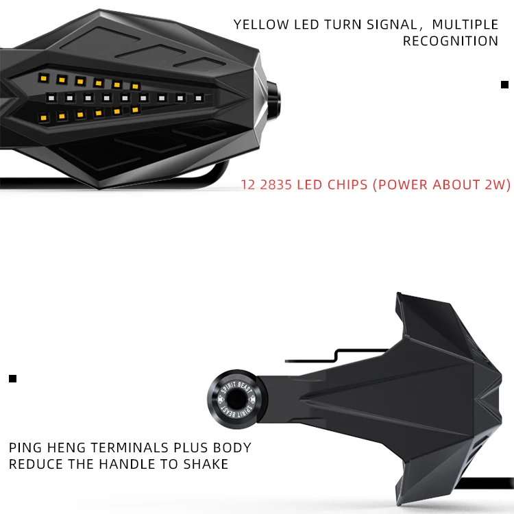Motorcycle Handguard Baffle Waterproof Windproof Motocross Grip Protection SPIRIT BEAST Universal Windshield Hood free shipping |