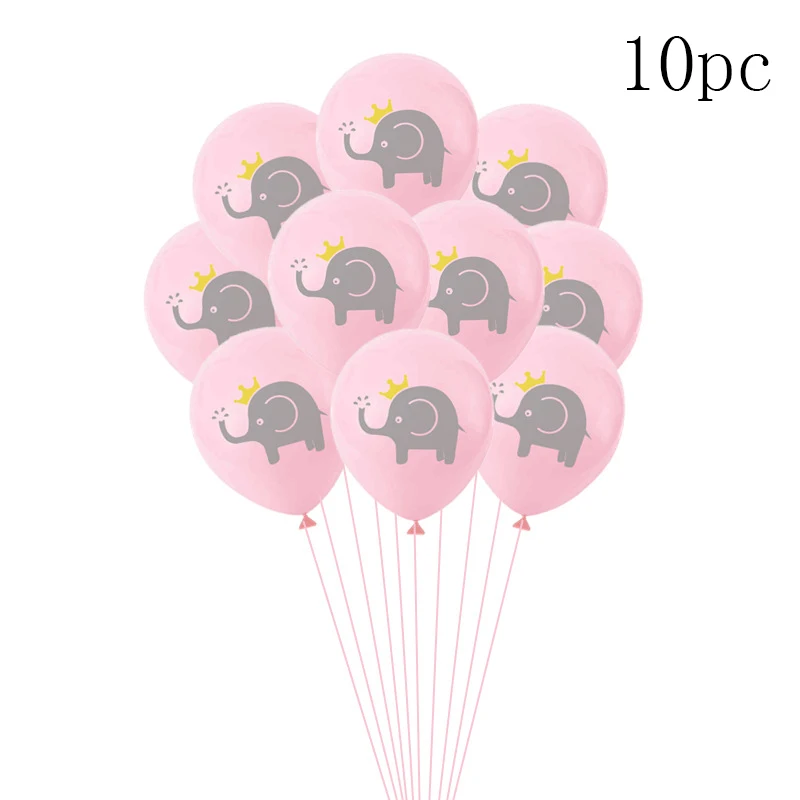 

Cute Elephant Latex Balloons Blue Elephant Confetti Ballon Sequins Baloon Happy Birthday Party Decor Kids Boy Girl Baby Shower