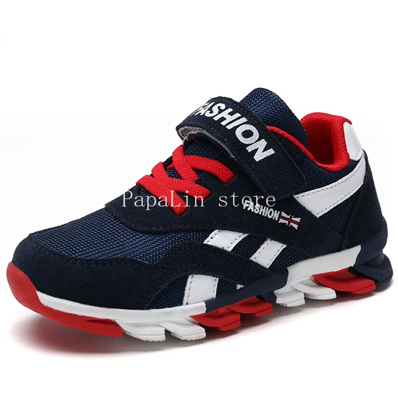 

Демисезонная детская обувь, модная брендовая спортивная обувь для мальчиков, Повседневные детские кроссовки, дышащая обувь для тренировок ...