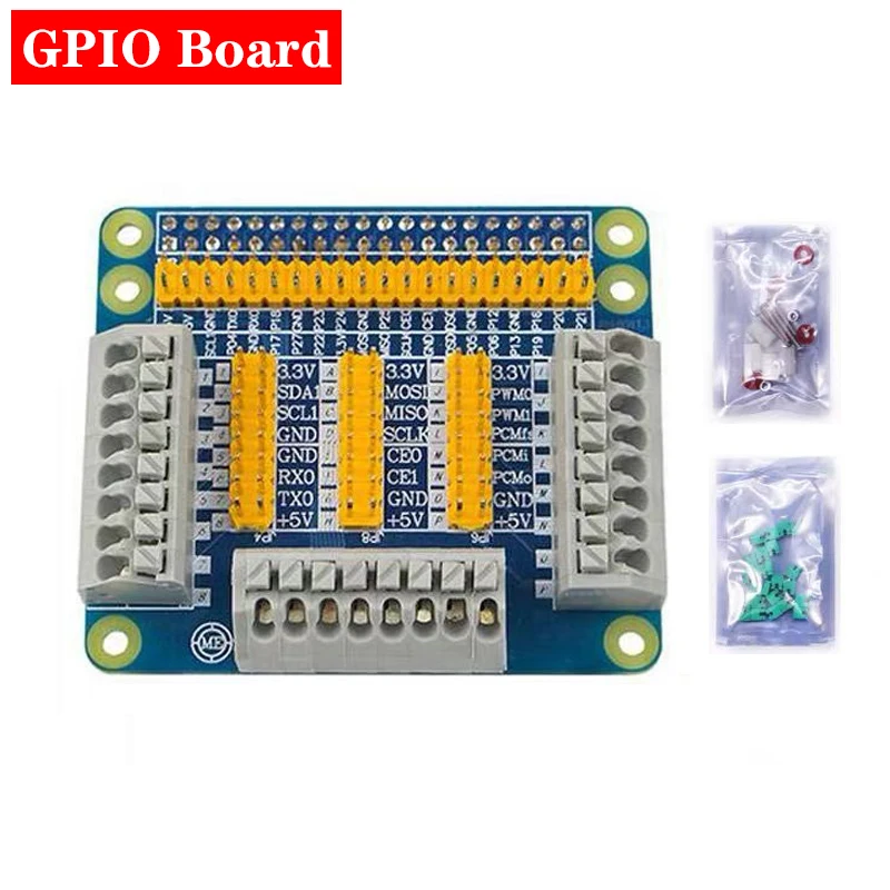 Плата расширения Raspberry Pi GPIO для 4 3 Model B 4B 3B + | Компьютеры и офис