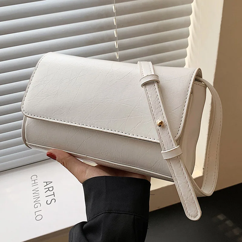 

Luxury Designer Handbags Fashion Solid Color Ladies Shoulder Bags High Quality Leather Crossbody Bag Female 2021 New Brand Purse