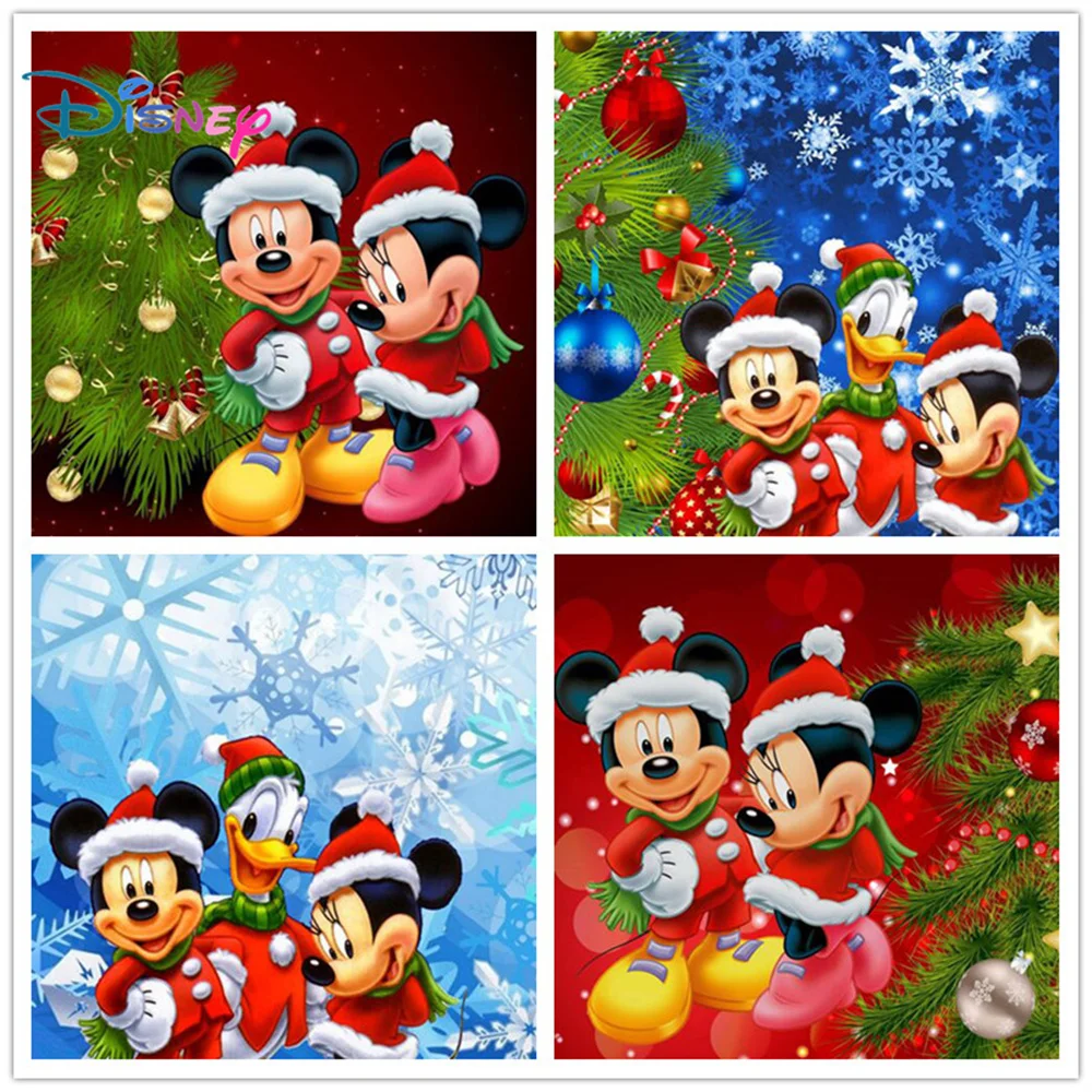 

Disney DIY Diamond Painting "Cartoon Mickey Mouse" Full Drill Square Round Diamond Embroidery 5D Cross Stitch Decoration Home