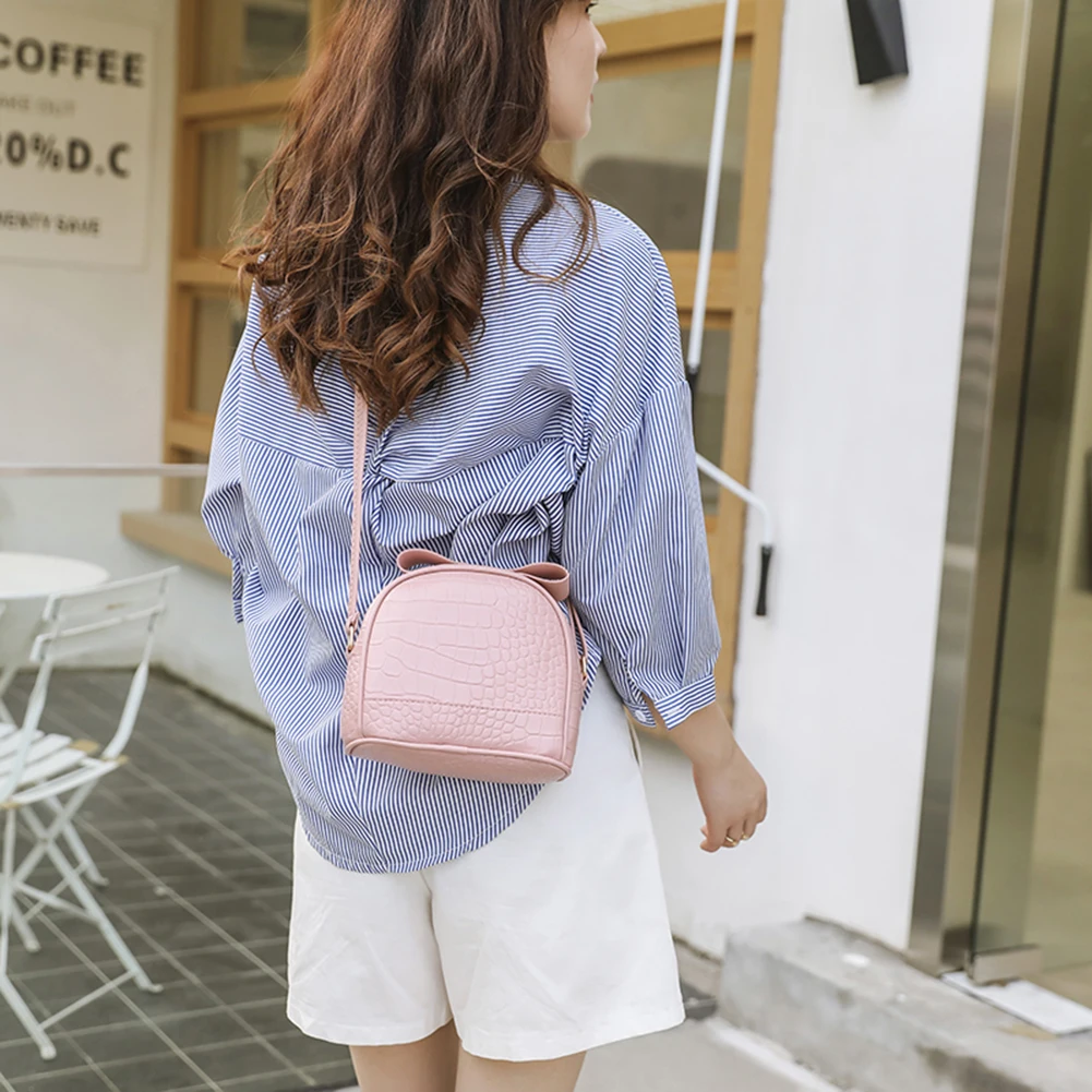 

Fashion Retro Alligator Crossbody Bag Solid Color PU Leather Ladies Messenger Bags Women Elegant Travel Shoulder Handbags Pouch