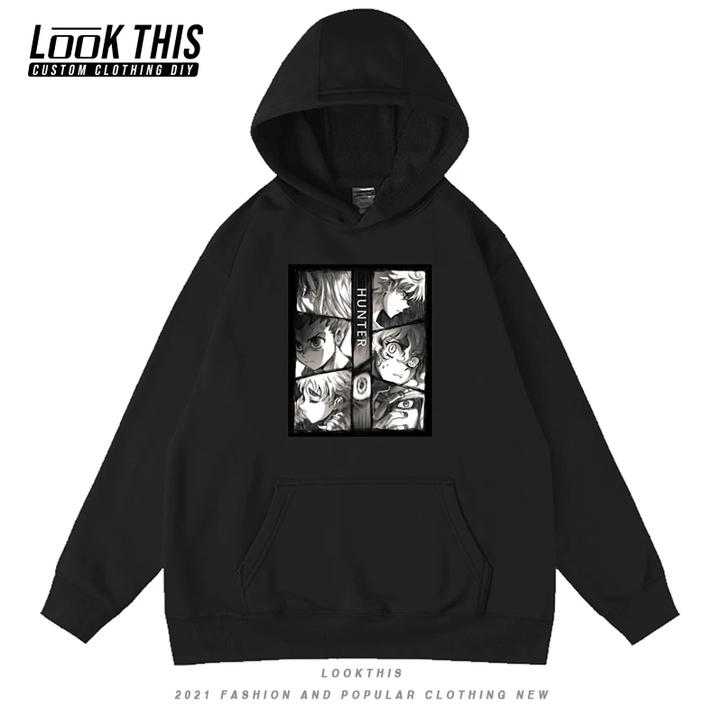 

Hunter X Hunter Anime Children's Clothing Hooded Sweatshirt Cool Killua Zoldyck Print Boy Girls Loose Long Sleeve Sportswear Top