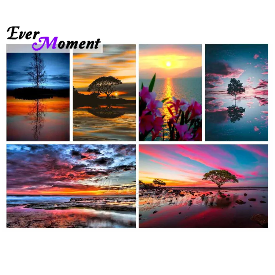 Когда нибудь момент алмазов картина ручной работы 5D DIY морской пляж подкатегории