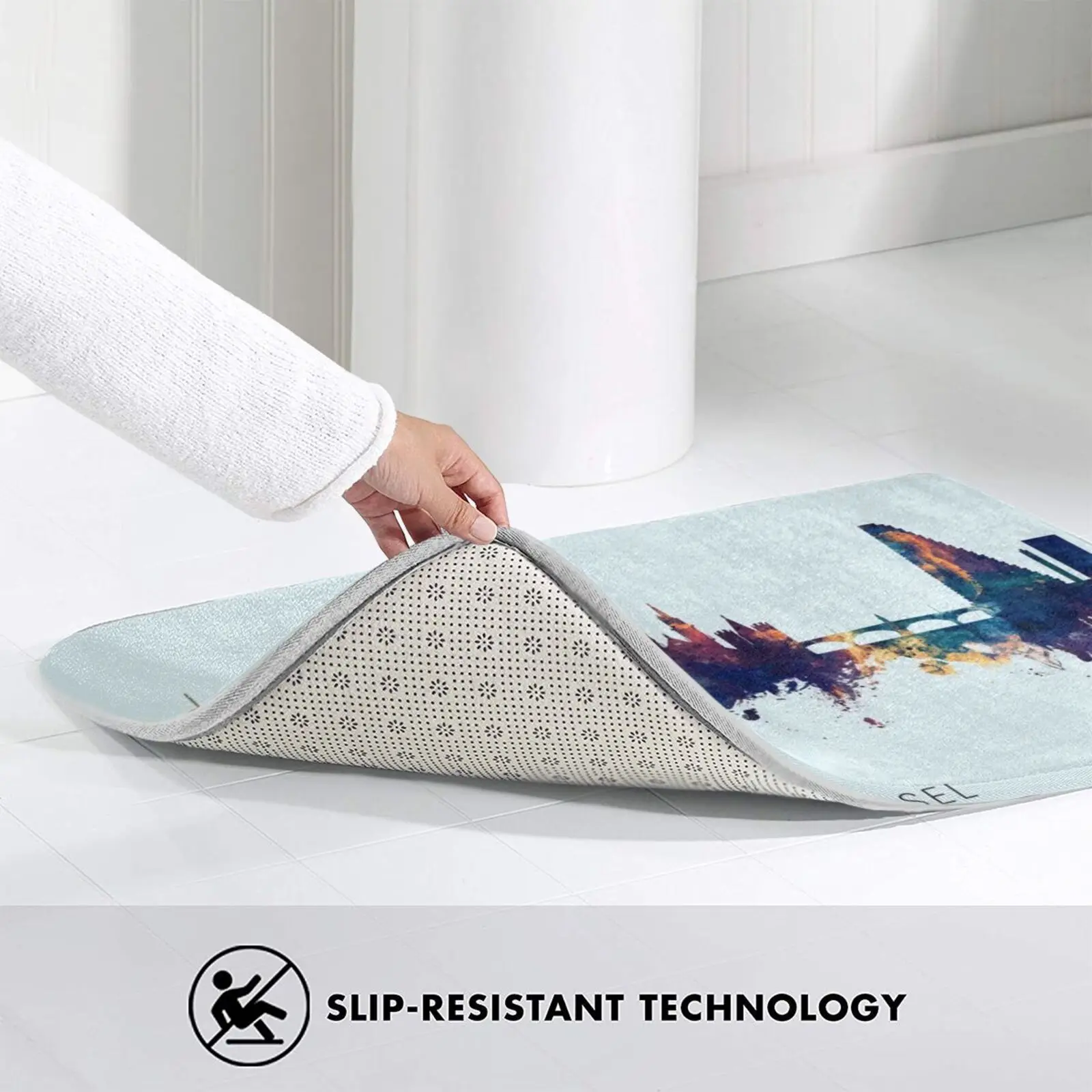 

Basel Switzerland Skyline Carpet Mat Rug Cushion Soft Basel Basel Skyline Skyline Cityscape Basel Switzerland
