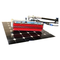 solar panel brush for panel cleaning