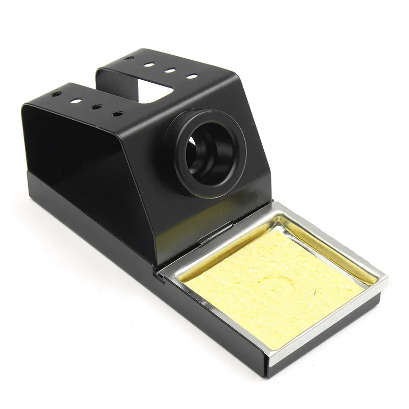 Металлический материал подставка для паяльника с губкой паяльной станции 936