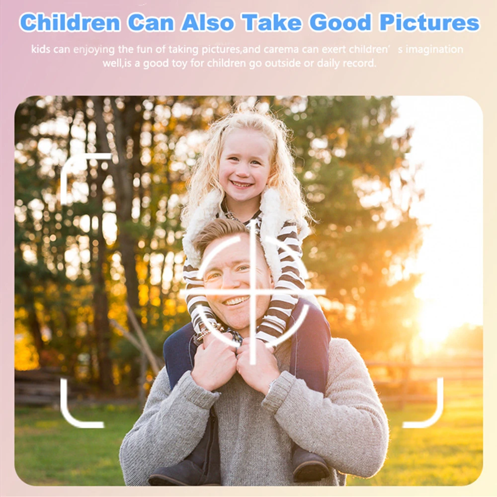 2 0 дюймовая детская мини камера Цифровое фото видео объектив передней и задней